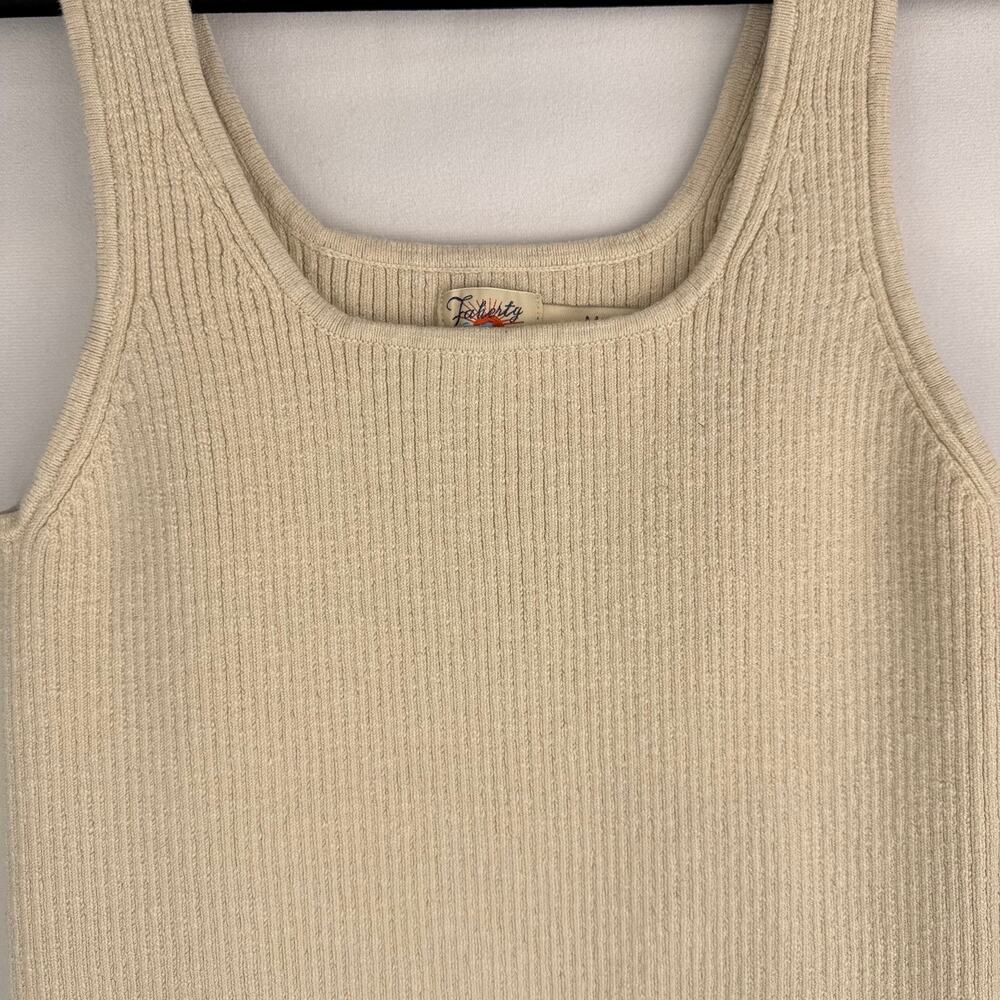 Faherty Rue Sweater Tank Size M - Picture 2 of 8